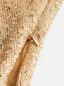 Maija Áo ba lỗ nữ vải sequin vàng mơ không tay, phong cách hiện đại thanh lịch, thiết kế thời trang bắt mắt, lãng mạn mùa xuân/hè, thời trang, đa năng; thích hợp cho kỳ nghỉ hè, thoải mái, phong cách bohemian, trang phục đi biển, đồ bơi che thân, phong cách, thanh lịch, giản dị, trang phục hàng ngày đơn giản - Vàng - Xem 9