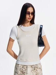 LYSMO Women's Color Block 2 In 1 Knitted Vest - Spring/Summer - Multicolor - View 8