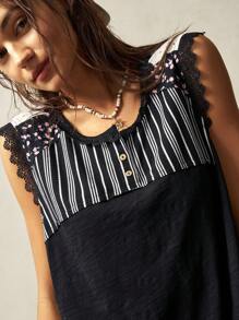 Bohemela Top gráfica tipo tanque de estilo vintage estadounidense casual de verano para mujer, con estampado numérico de punto