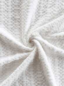 Soleia Sleeveless Fitted Textured Fabric Dress, For Spring & Summer Vacation - White - View 6