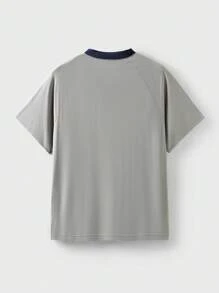 JNSQ Tween-Mädchen Kleidung und kurzärmlige Jersey-Oberteile für Outdoor-Sportarten für Jungen, lustige Farbblock-T-Shirts für Outdoor-Sportarten mit Buchstaben- und Zahlendruck für Kinder