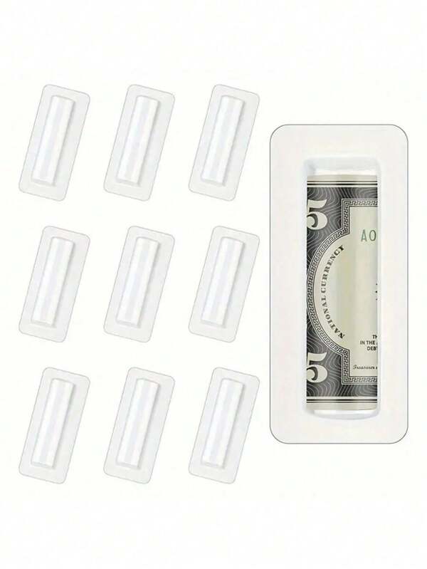 25 piezas Caja de plástico transparente, monedero de embrague, regalo de graduación, regalo DIY, portamonedas, billetera transparente y caja de empaque, opción ideal para el embalaje de regalos de tarjetas de billetera hechos en casa, cumpleaños, graduación, boda y decoración de fiestas