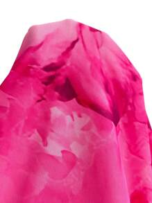 Islaluna Falda larga casual con estampado degradado para mujer
