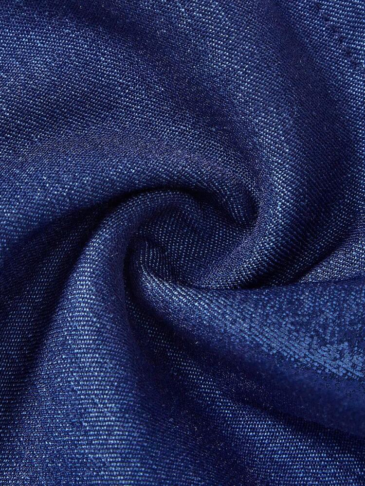 SHEIN Maija Women's Ivory Fringed Pendant Decorated Stand Collar Loose Dress, Bohemian Chic Style For Spring Summer, Comfortable Oversized Front Open Batwing Sleeve A-Line Mini Dress