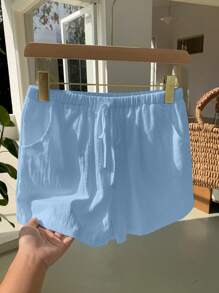 Comfortcana Shorts Florida com nó frontal sólido, moderno e adequado para o verão