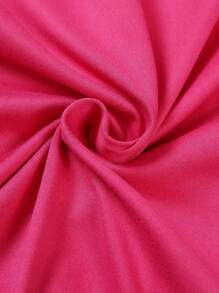 INAWLY Women Coconut Tree Print Wide Strap Tank Top For Summer Graphic Tees Women Tops - Hot Pink - View 3