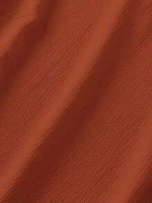 SHEIN Clasi Áo thun trơn không tay cỡ lớn, thời trang cho mùa hè - Đồng - Xem 3