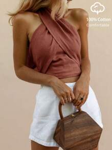 Travachic Women Tops - Rust Brown - View 6