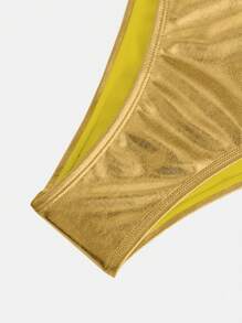 Swim EVENT 女士 2 件套泳衣套装，露背比基尼上衣和三角泳裤，夏季时尚