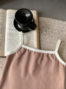 Blossori Baby Boy Casual Knitted Vest/Shorts 2Pcs Set, Spring/Summer - Brown - View 3