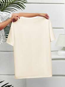 INAWLY Women's Jesus Left 99 Sweatshirts, The Lord Is My Shepherd Round Neck Sweatshirt, Christian Sports Shirt, Christian Round Neck Shirt, He Left 99 To Save Me Round Neck Graphic T-Shirt - White - View 2