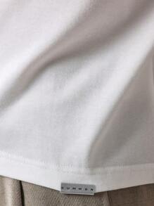 SUMWON 意大利阿马尔菲海岸索伦托优质宽松 T 恤柠檬印花地中海夏季旅行休闲街头服饰都市时尚度假海滩春季男女通用图案 T 恤 - 白色 - 查看 5