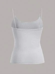 SHEIN EZwear 4 件套轻质基本款吊带背心，适合春夏季