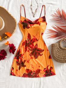 Soleia Đầm bodycon in hoa gợi cảm cho nữ - Nhiều màu - Xem 3