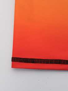 Manfinity Swimmode Men's Ombre One-Piece Swimsuit For Vacation And Beach, Hawaiian - Burnt Orange - View 5