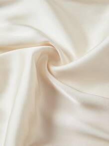 Ellevyn Abito elegante da donna in satin liscio plissettato in vita, linea ad A, adatto a varie occasioni, abbigliamento da donna per vacanze