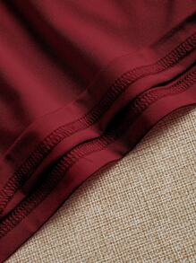 SHEIN EZwear 女士黑色、白色、酒红色休闲夏季背心 - 彩色 - 查看 5