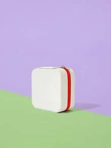 SCOOBY-DOO X SHEIN Cartoon Plant Print Happy Dog Print Jewelry Box