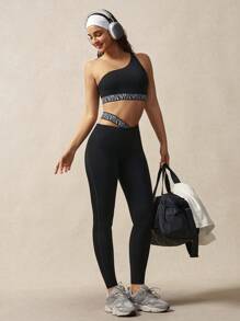 VARSITIE 女士斑马纹运动文胸背心