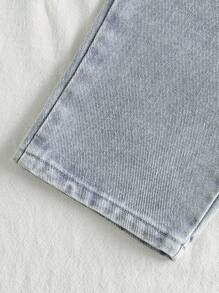 Vintaside Kids جمبسوت صيفية أنيقة بدون أكمام للأطفال الصغار - الأزرق - مشاهدة 5