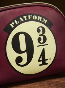 HARRY POTTER X SHEIN Bộ túi đựng mỹ phẩm đa năng Platform Express, túi đựng đồ dùng nhỏ, túi du lịch, túi đựng đồ điện tử, ví đựng thẻ - Thích hợp sử dụng hàng ngày, đi du lịch, văn phòng, trang điểm hoặc học tập, dành cho nam, nữ, học sinh, ngày lễ tình nhân, tựu trường. - Nhiều màu - Xem 6