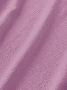 SHEIN LUNE Camisa sin mangas de talla grande de unicolor, de moda para el verano