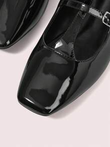 CUCCOO DOLLMOD Women Cute Flat Student/Dance Shoes - Black - View 7