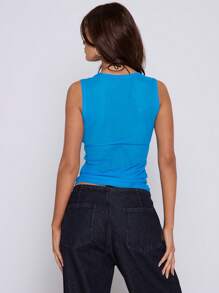 MUSERA 性感修身背心，度假必备，透视上衣，适合伊比沙岛音乐节、锐舞派对、秋季返校季、外出游玩，秋冬百里皆宜，优雅百搭。