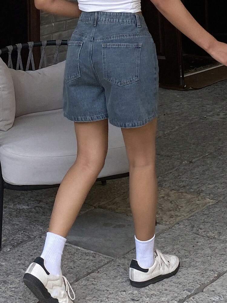 Women's Regular Waist Casual Denim Shorts