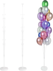 SHEIN 乳胶气球 - 12英寸（72个装） - 适合任何活动 - 白色 - 查看 1