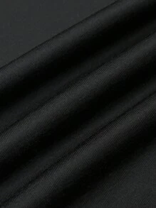 SHEIN 2pcs Tween Boy Casual Sports Colorful Graffiti Football Print Round Neck Short Sleeve T-Shirt And Shorts Set, Suitable For Commuting, Schooling, Casual Daily Wear, Sports, Spring/Summer - Black - View 8