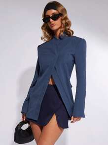 COSMINA Women Solid Color Long Sleeve Casual Office Blazer Jacket,Business Casual Woman In Fall/Winter