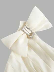 SHEIN MOD Women's Apricot Pleated Peplum Organza Mini Dress,Dresses Graduation,Hawaii Women Outfits,Rave Outfits,Romantic ,Summer ,Festival,Country Outfits,Beach Vacation Wear,Tea Party ,Modest ,Prom Dress