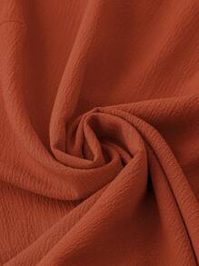 SHEIN Clasi Áo thun trơn không tay cỡ lớn, thời trang cho mùa hè - Đồng - Xem 4