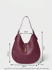 SHECARRY Women Shoulder Bags Suede Leather Autumn Winter School Travel Commute Work Elegance Exquisite, Suede Purse