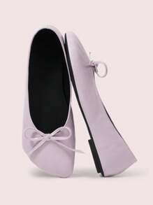 CUCCOO DOLLMOD Mocasines planos con forma de dedo del pie para mujeres, simples y prácticos de uso múltiple - Púrpura malva - Ver 2