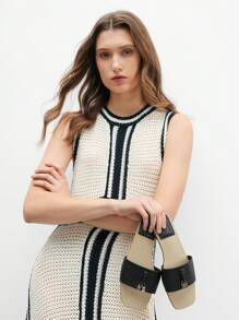 CUCCOO BIZCHIC Women Flat Sandals, Solid Color, Simple & Practical, Versatile - Black - View 3