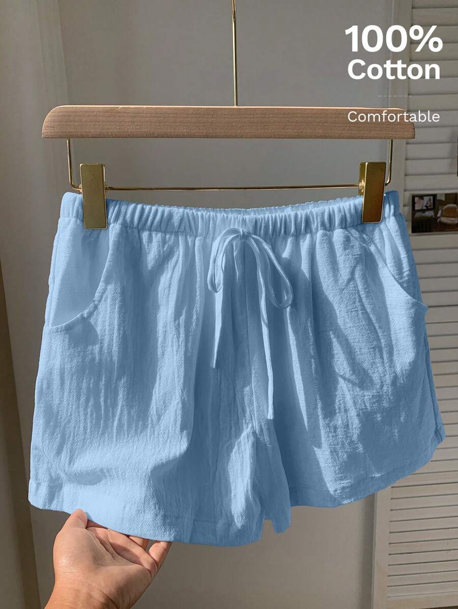 Comfortcana Shorts Florida com nó frontal sólido, moderno e adequado para o verão