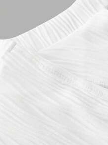 Tween Girl Casual Solid Knit Textured Jacquard Halter Crop Top Blouse With Bows