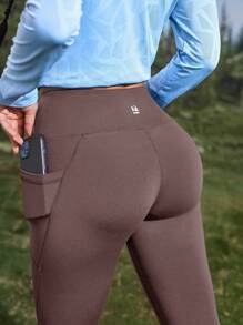 In My Nature Outdoor Wear High Stretch Skinny Pants For Women, Suitable For Camping, Hiking, Sports, And Urban Commuting - Brown - View 2