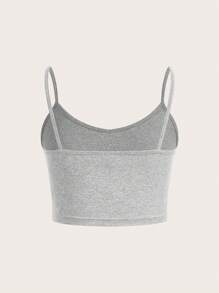 SHEIN EZwear 3件装女士碎花紧身短款吊带背心，适合夏季返校季穿着 - 彩色 - 查看 6