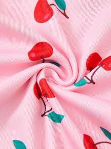 4pcs Young Girl Cute Floral, Heart, Star Print Camisole Underwear Set