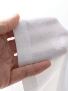 FRIFUL 女士休闲无袖开衩背心 - 白色 - 查看 7