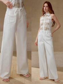 MOTF PREMIUM EMBROIDERY POCKET JEANS