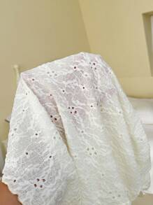 Côtesoire 女士蕾丝边泡泡袖提花休闲睡衣套装 - 杏色 - 查看 7