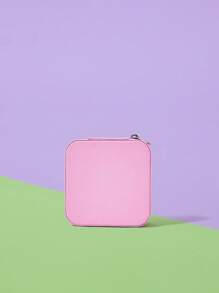 SCOOBY-DOO X SHEIN 时尚粉色卡通狗和星星印花珠宝盒 - 彩色 - 查看 8