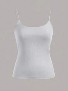 SHEIN EZwear 4 件套轻质基本款吊带背心，适合春夏季