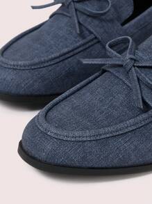 CUCCOO DOLLMOD 圆头蝴蝶结装饰平底舒适甜美女士乐福鞋