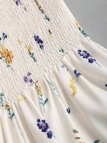 Sweetra Abito midi con cintura in vita, alla moda e adatto per l'estate - Multicolore - Visualizzare 3
