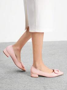 CUCCOO BIZCHIC New Retro Fashionable Versatile Simple Commuter Women Shoes - Pink - View 3